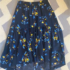NWT! Lemon print skirt